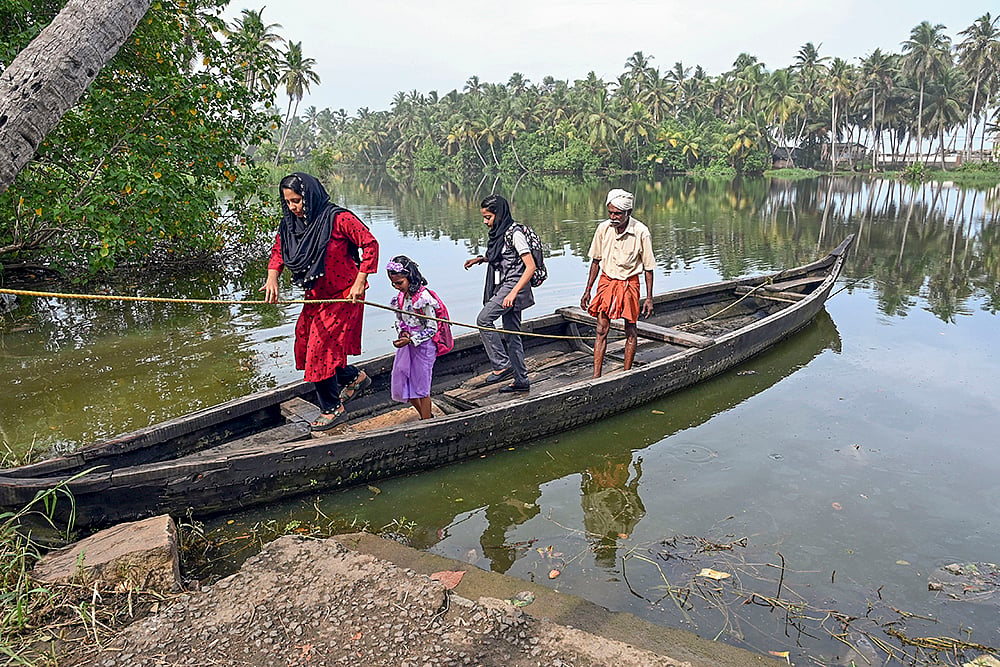| Photo: PTI : Kerala school reopen after summer holidays