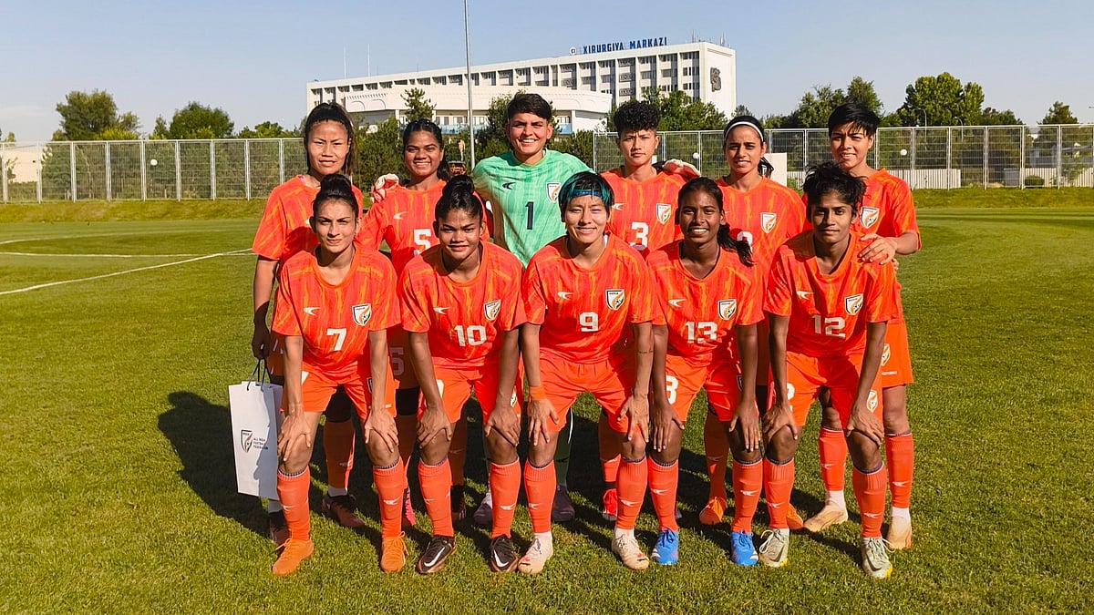 X/@IndianFootball : Indian Women's Football Team in Uzbekistan