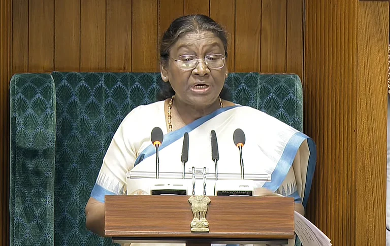 President Murmu's Joint Parliament Address | - PTI
