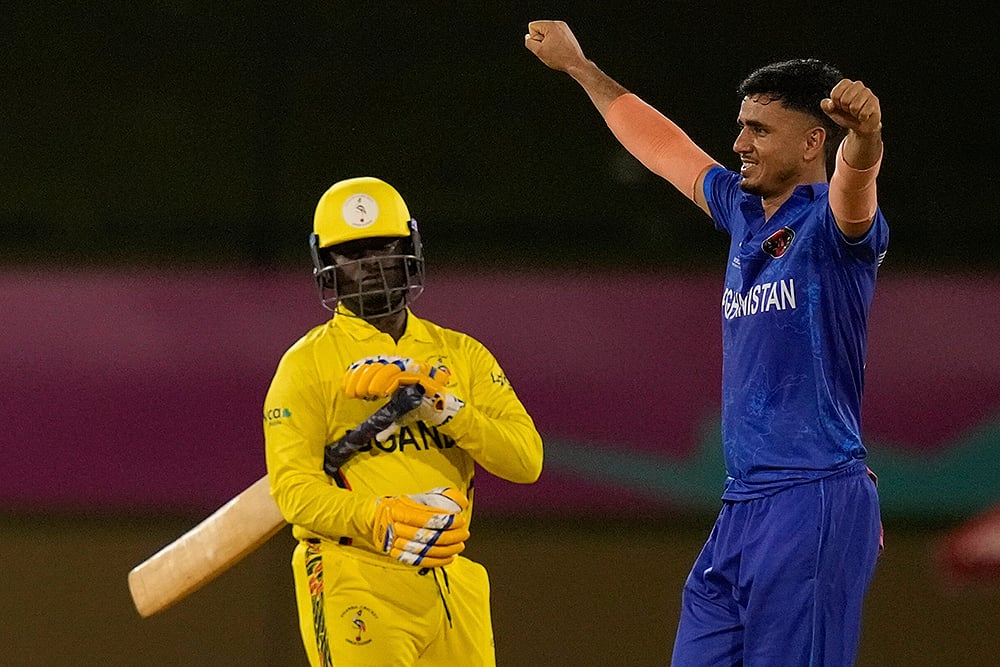 | Photo: AP/Ramon Espinosa : T20 Cricket World Cup 2024: Afghanistan vs Uganda