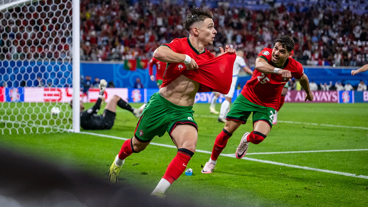 Francisco Conceicao proved Portugal's hero in Leipzig. - null