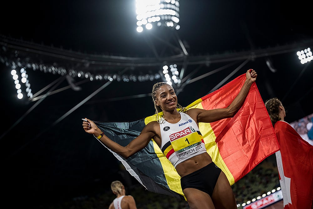 Nafissatou Thiam during European Championships 2022