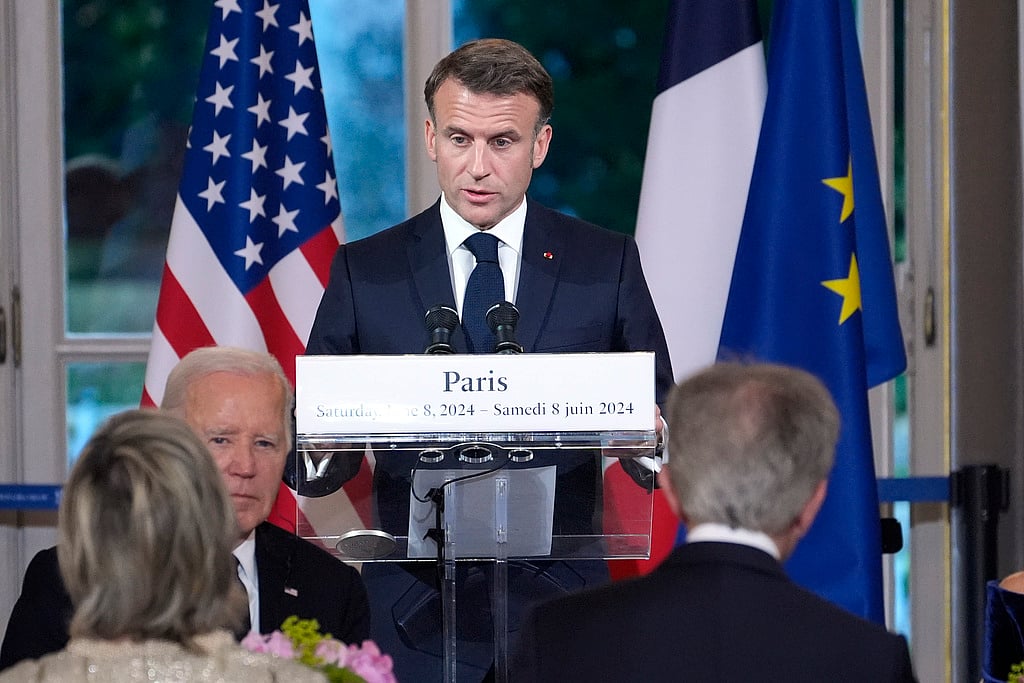 French President Macron Dissolves Parliament, Calls For Snap Elections On June 30 - AP 
