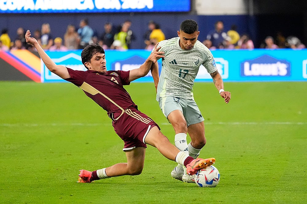 CONMEBOL 2024 Copa America Soccer Venezuela vs Mexico Photos_4