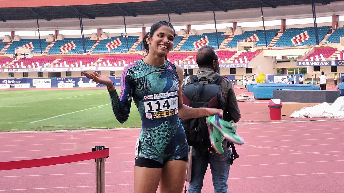 Photo: X/@India_AllSports : Jyothi Yarraji.