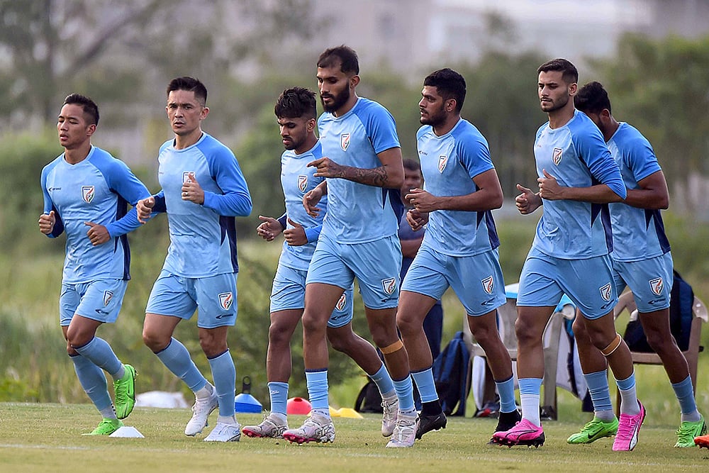 Indian football team captain Sunil Chhetri Photo_4