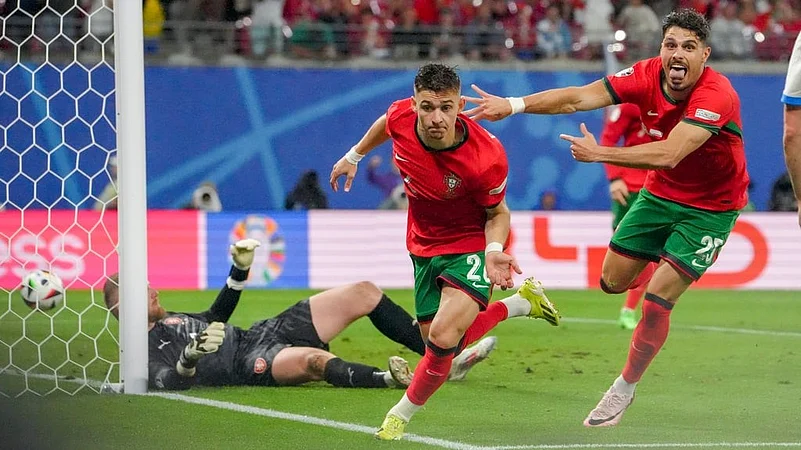 Francisco Conceicao, POR Vs CZE, UEFA Euro 2024, AP Photo