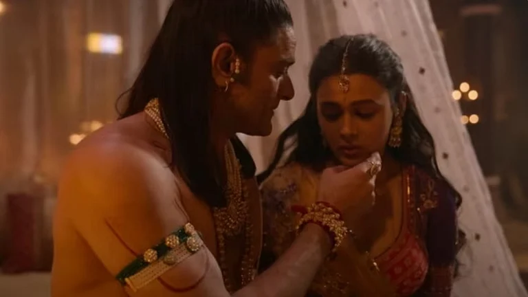 Jaideep Ahlawat and Shalini Pandey in a still from 'Maharaj' - null