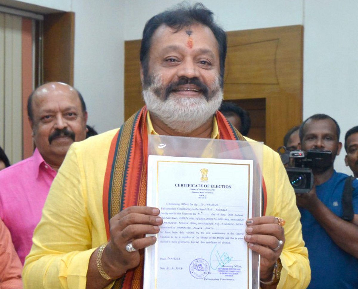 PTI : Actor-cum-politician Suresh Gopi |