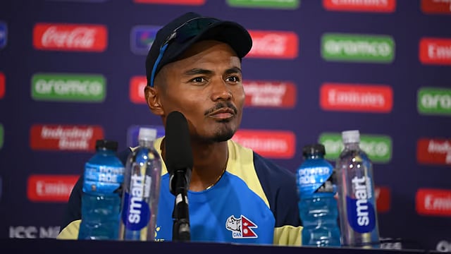 Nepal captain Rohit Paudel could play a crucial role against South Africa in their T20 World Cup 2024 clash. - X/CricketNep