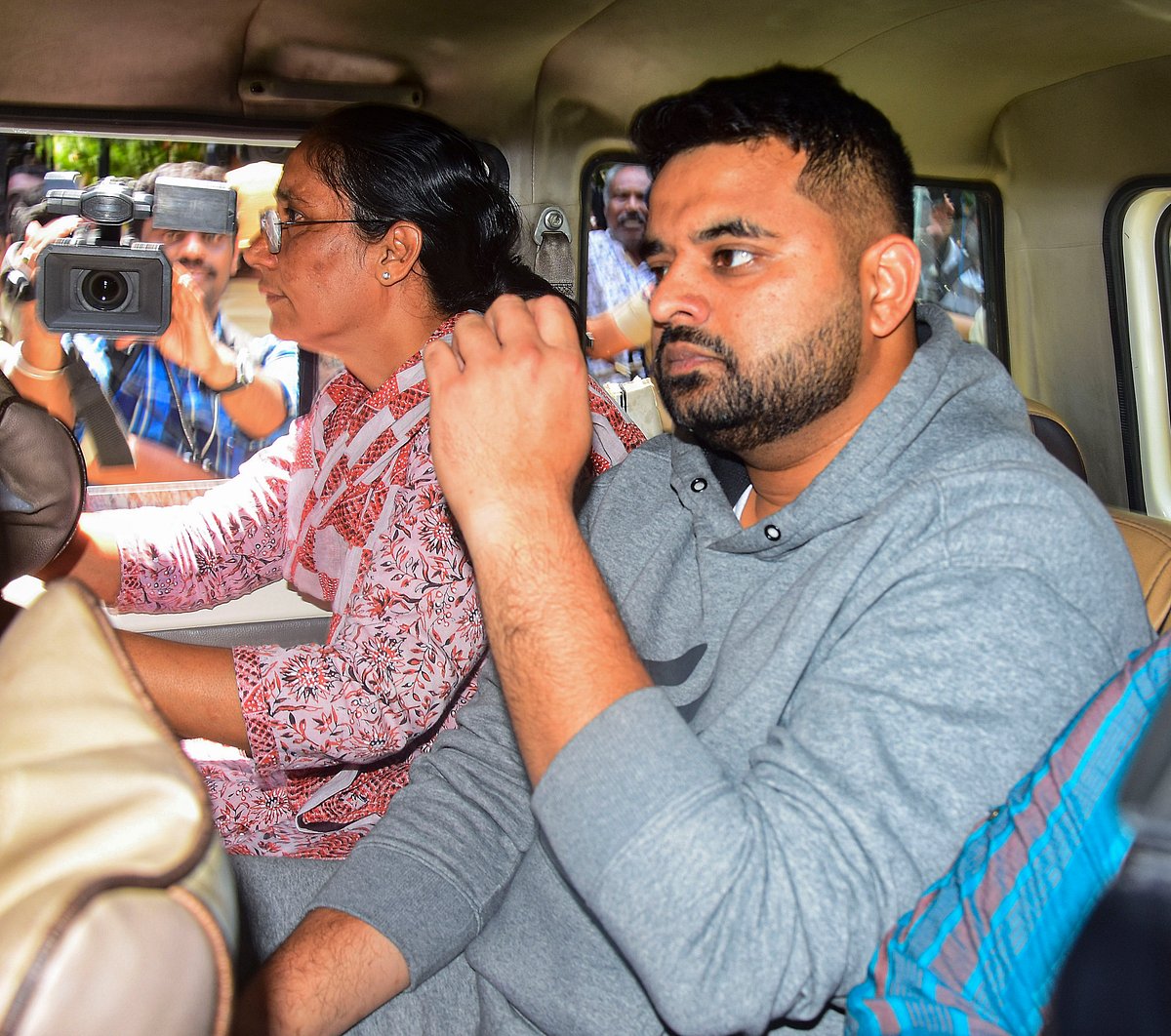 PTI : Suspended JD(S) leader and Hassan MP Prajwal Revanna.