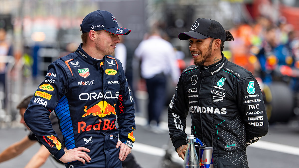 Lewis Hamilton and Max Verstappen will start in second and third at the Spanish Grand Prix