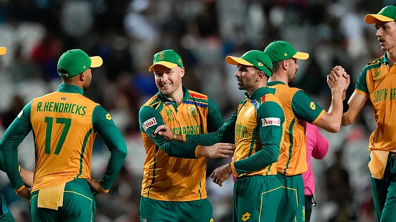 RSA vs AFG, T20 World Cup 2024 semifinal 1, AP photo