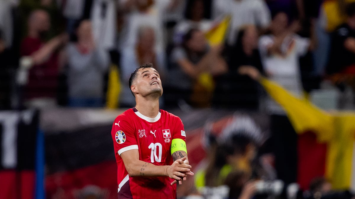A proud Granit Xhaka lauded Switzerland's showing against Germany.