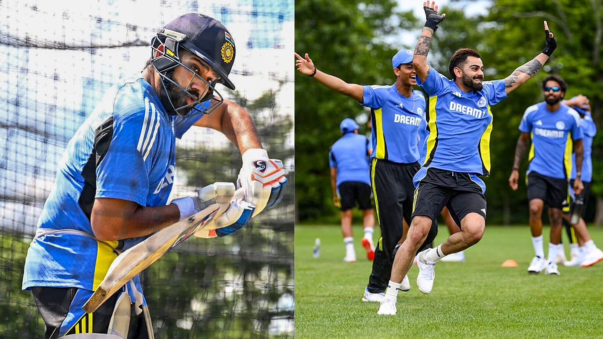 PTI : Rohit Sharma and Co were seen having a rigorous practice session ahead of the infamous India vs Pakistan match which is on 9 June 2024. 