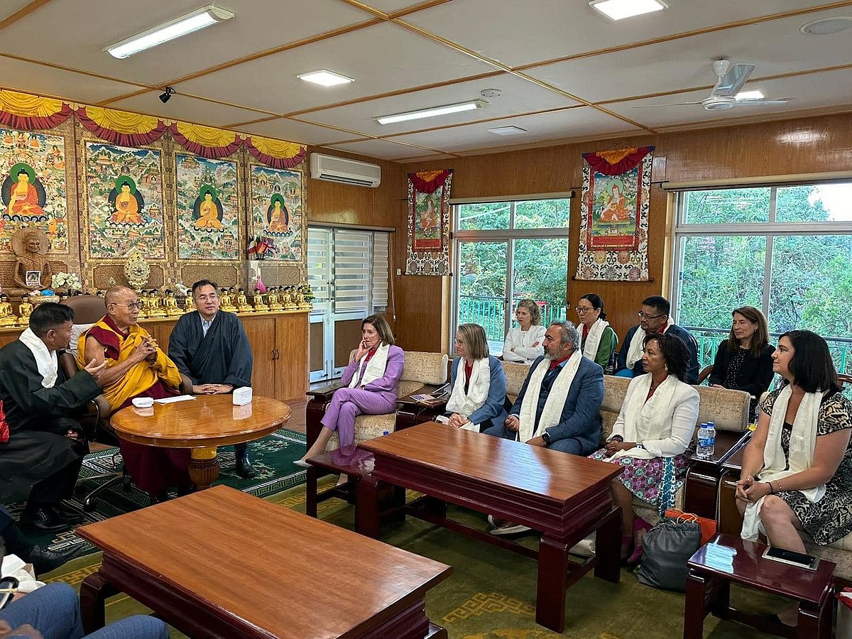 Leslie Shedd, US House Foreign Affairs Committee : Dalai Lama met and interacted with a visiting high-level US Congressional delegation, led by US Congressman Michael McCaul at his residence in Dharamshala on Wednesday
