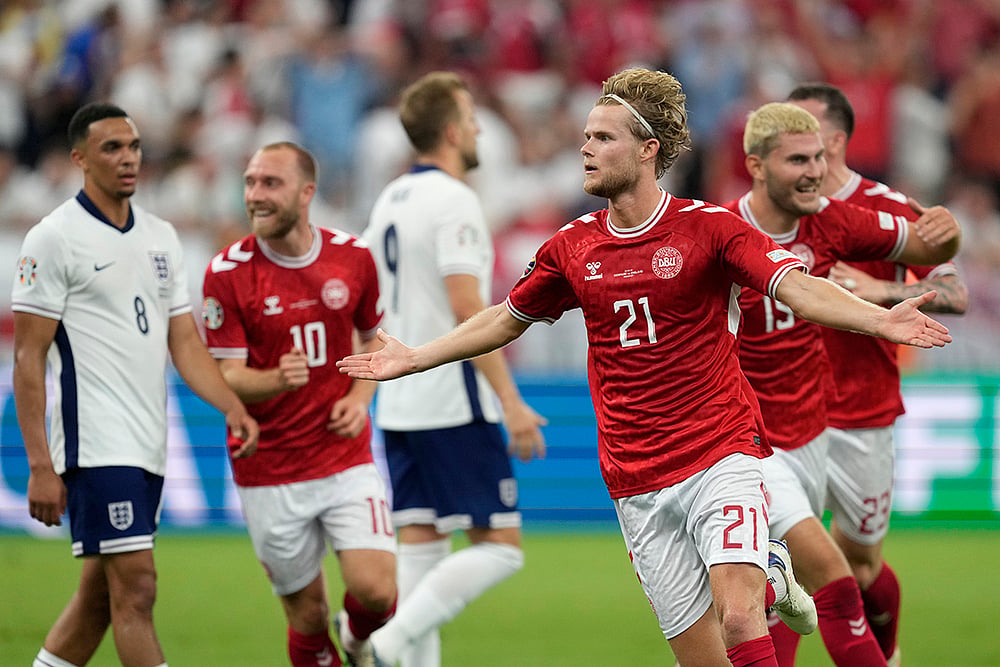 Euro 2024 Soccer Denmark England photos_5