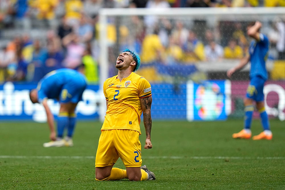| Photo: AP/Matthias Schrader : UEFA Euro 2024: Romania vs Ukraine