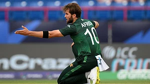 Pakistan's Shaheen Afridi.