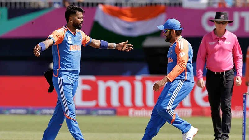 Rohit Sharma and Hardik Pandya. AP PTI