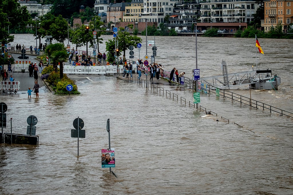 AP  : Heavy Rains Wreak Havoc In Southern Germany, Severe Floods Trigger Evacuations, Rescue Operations