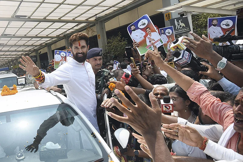 Lok Janshakti Party (Ram Vilas) chief Chirag Paswan