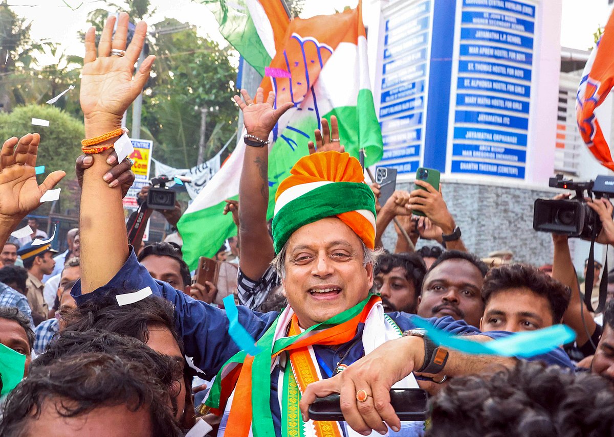 PTI : Congress leader Shashi Tharoor.