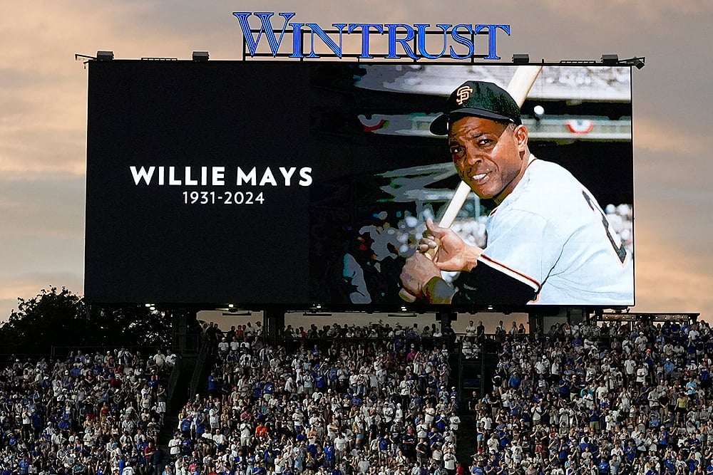 Obit Willie Mays Baseball photo_8