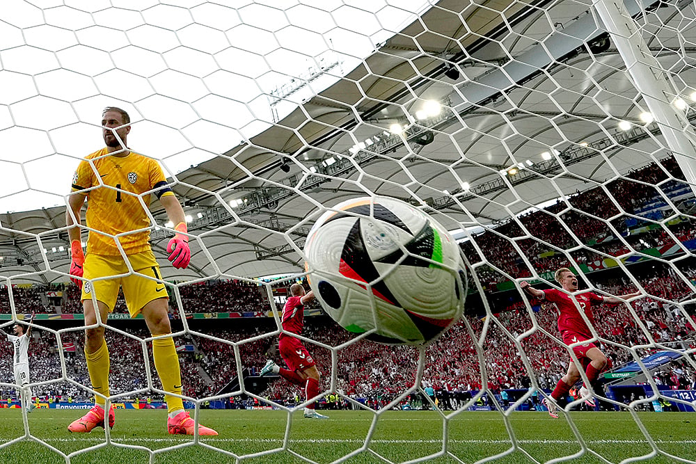 Euro 2024 Soccer Slovenia Denmark photos_7