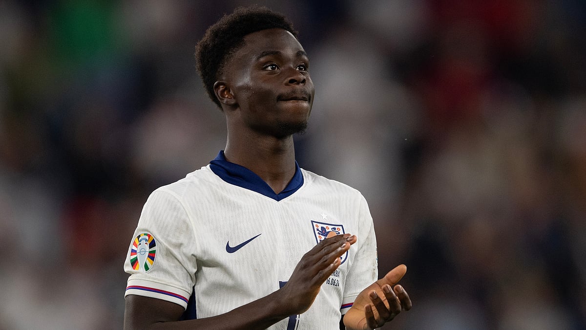 Bukayo Saka insists there is more to come from England ahead of their game against Denmark - null