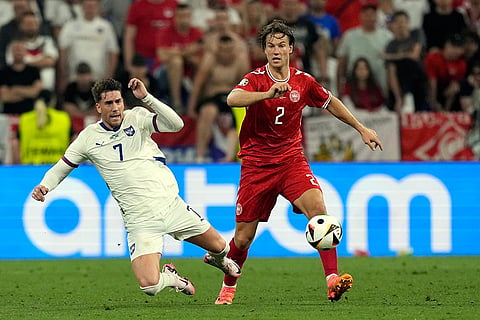 Serbia's Dusan Vlahovic