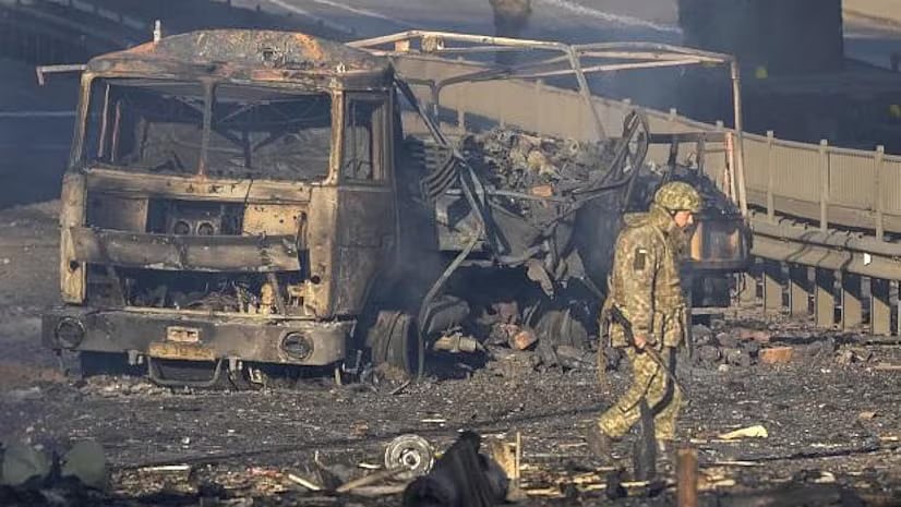 AP : Russia's attack on Ukraine’s Vilniansk town.(Representational image) |