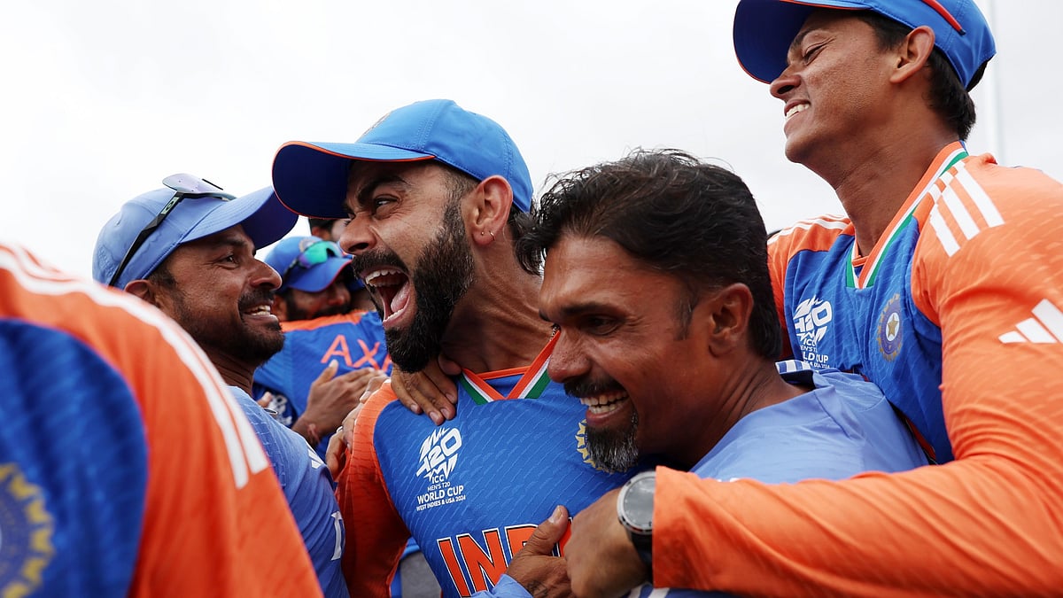 Virat Kohli led India to victory in the T20 World Cup final. - null