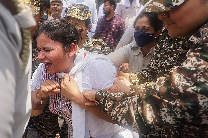 Protest over Delhi water crisis