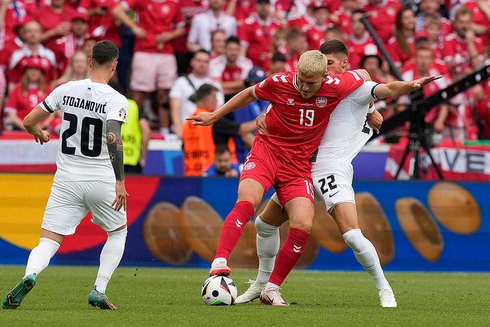 Euro 2024 Soccer Slovenia Denmark photos_9
