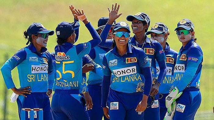Sri Lanka women's cricket team have clinched the series against West Indies. - X/Cricket_World