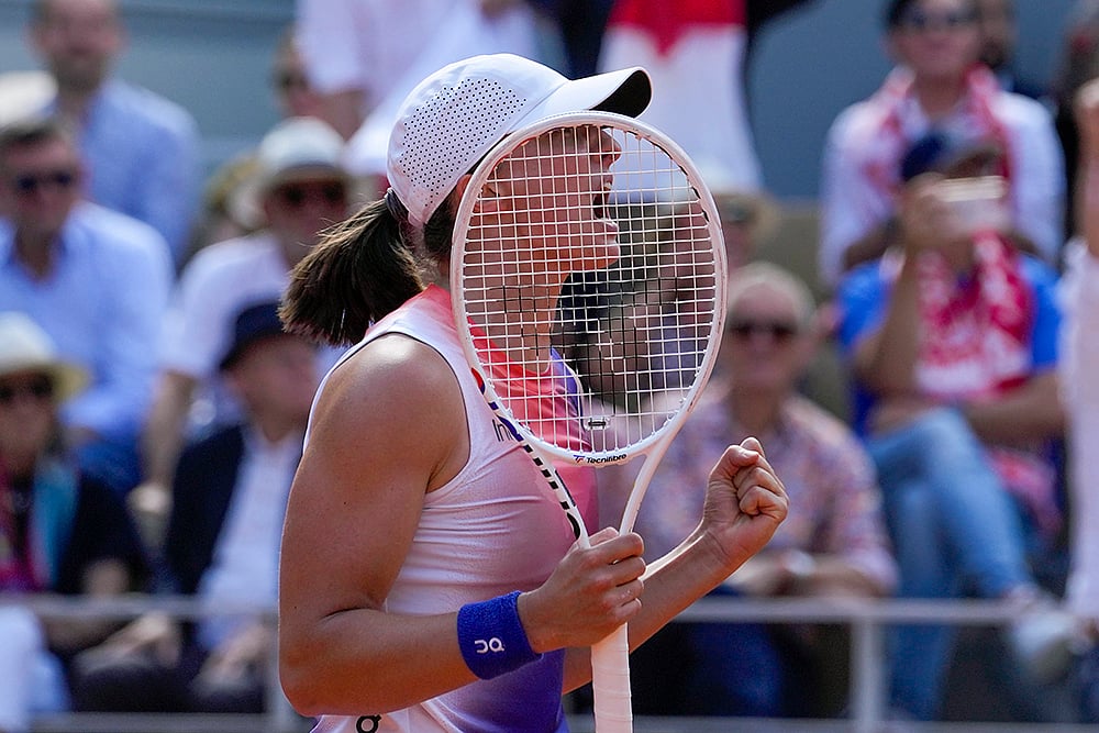 2024 French Open Tennis Iga Swiatek Photo_1