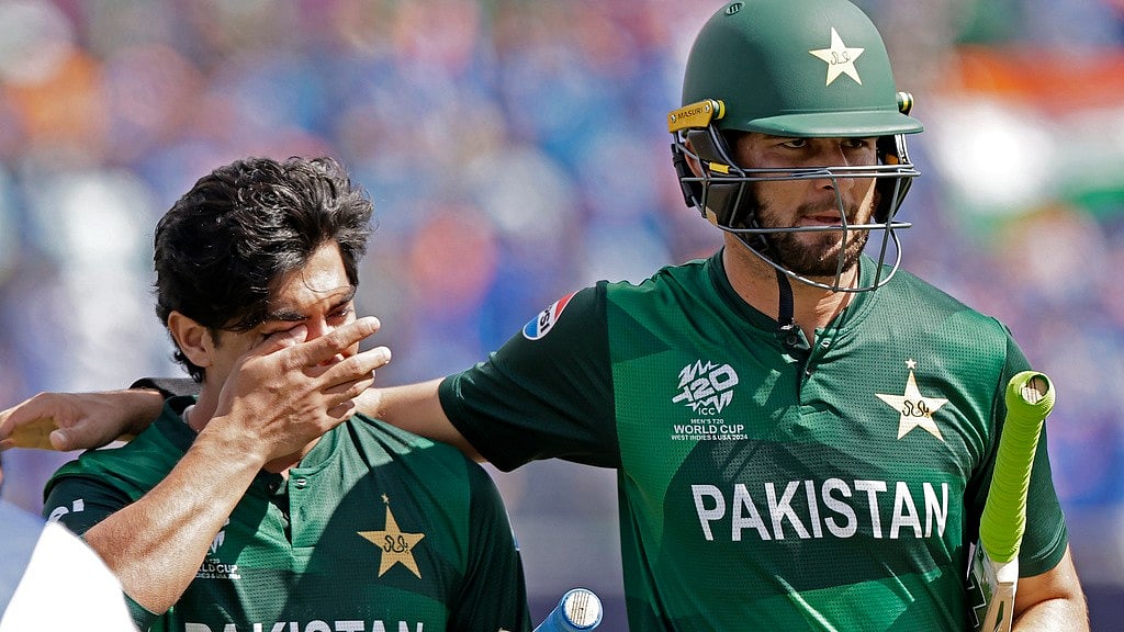 Pakistan are out of Super 8 contention. - AP/Adam Hunger