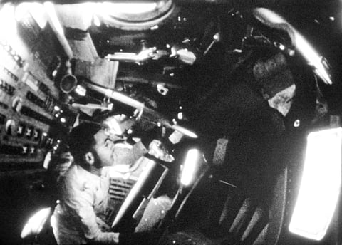 William Anders during the spaceflight in 1968.