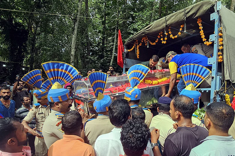 Funeral of CRPF constable