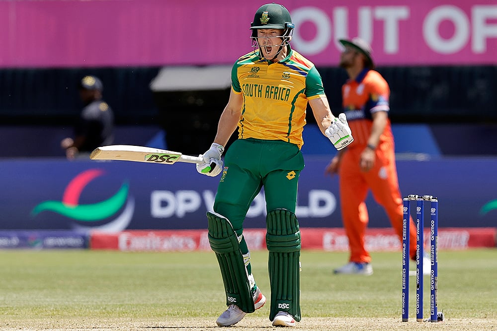 T20 Cricket WCup Netherlands South Africa