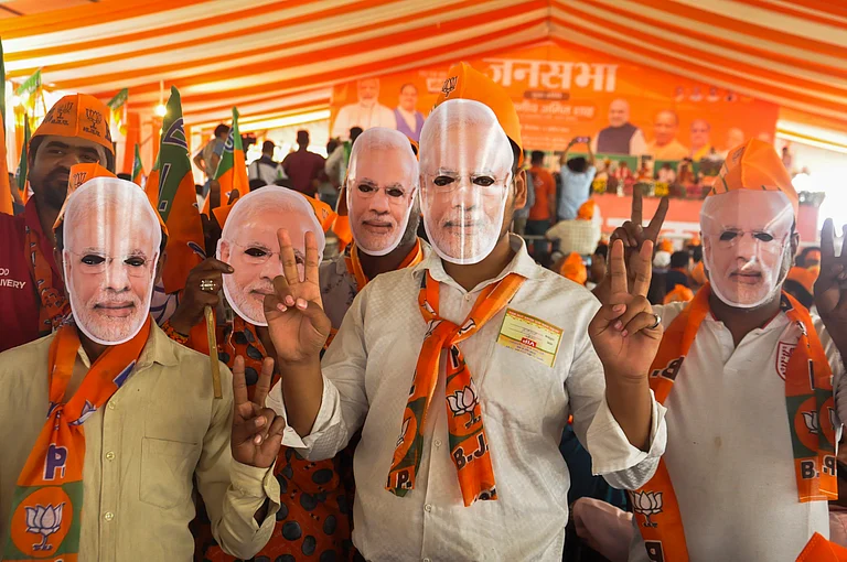 The NDA, however, seems to not be achieving its target of 400-plus seats, as per projections by pollsters.
- PTI