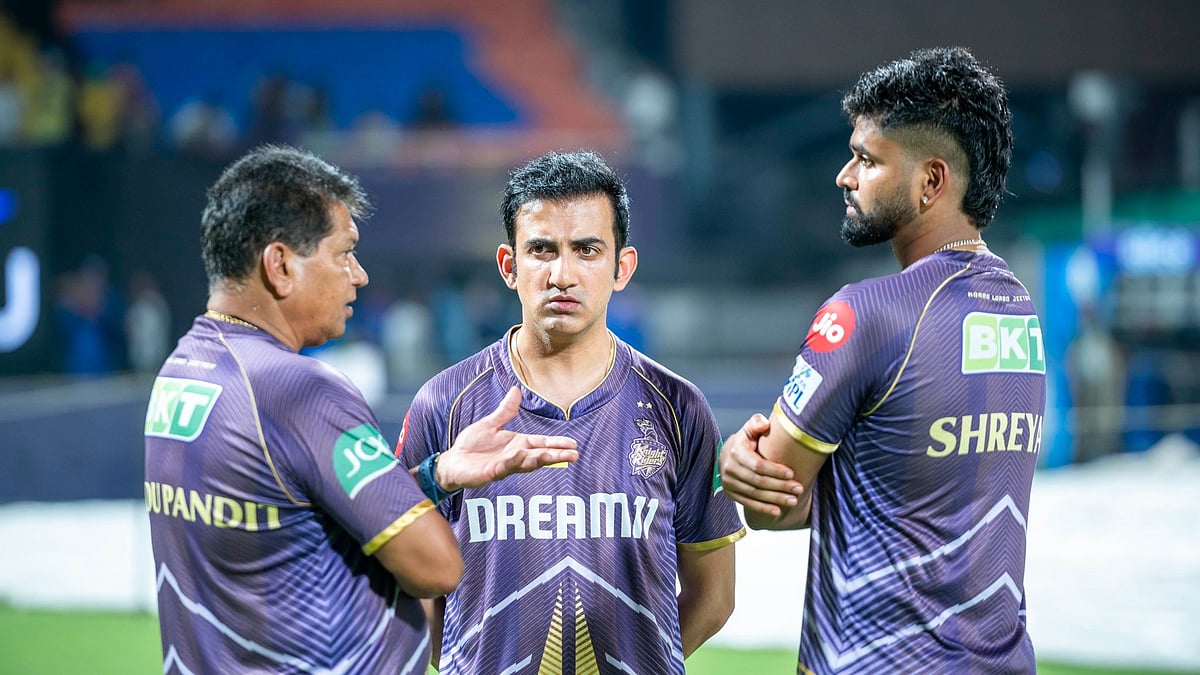 Shreyas Iyer and Gautam Gambhir combined at KKR to win the IPL 2024. - X/@KKRiders