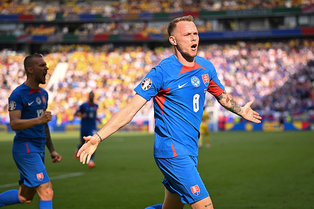Euro 2024 Soccer Slovakia Romania Photos_9
