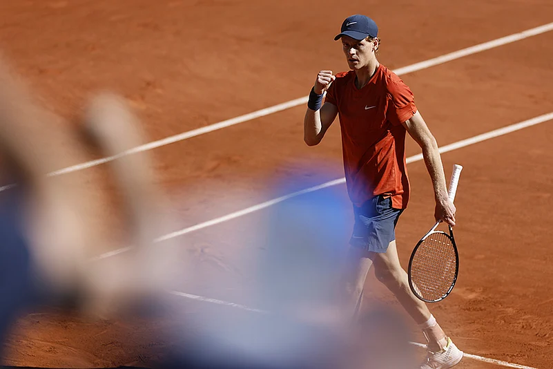 2024 French Open Tennis Semi-Final Jannik Sinner Photo_2