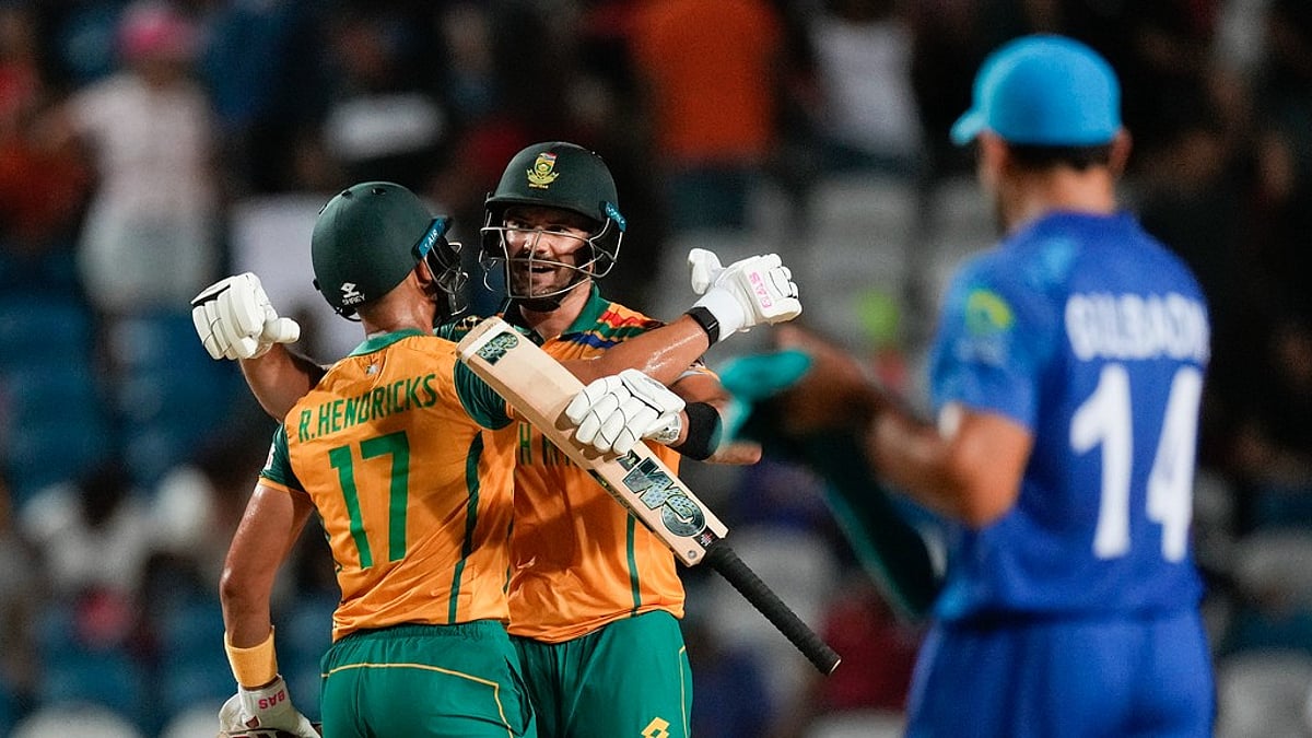 AFG vs RSA, T20 World Cup 2024 semifinal 1, AP photo