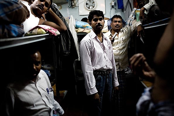 Photo via Getty : Trade unions view these migration patterns as evidence of a deeply entrenched network of agents and brokers who systematically channel workers into exploitative labour markets. (representative image)