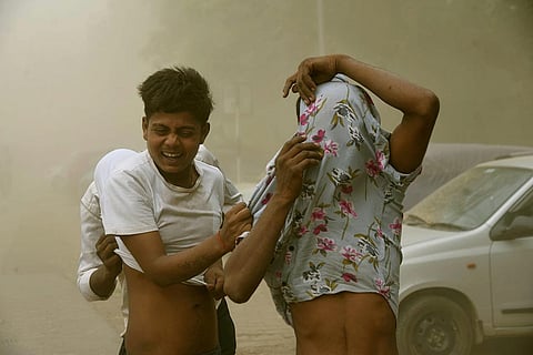 Dust storm in Patna