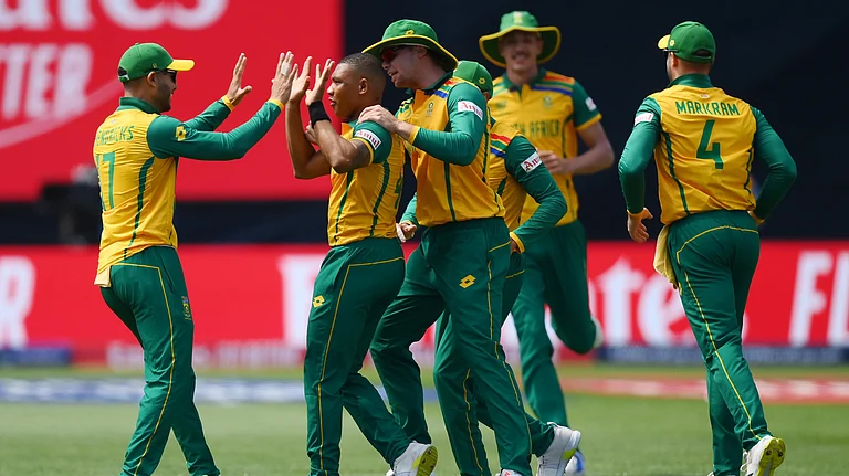 Afghanistan take on Aiden Markram’s South Africa. - X/T20WorldCup