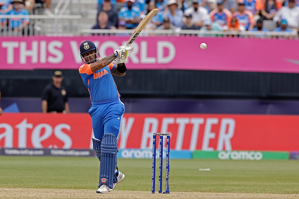 Photo: AP/Adam Hunger : T20 Cricket WCup USA India